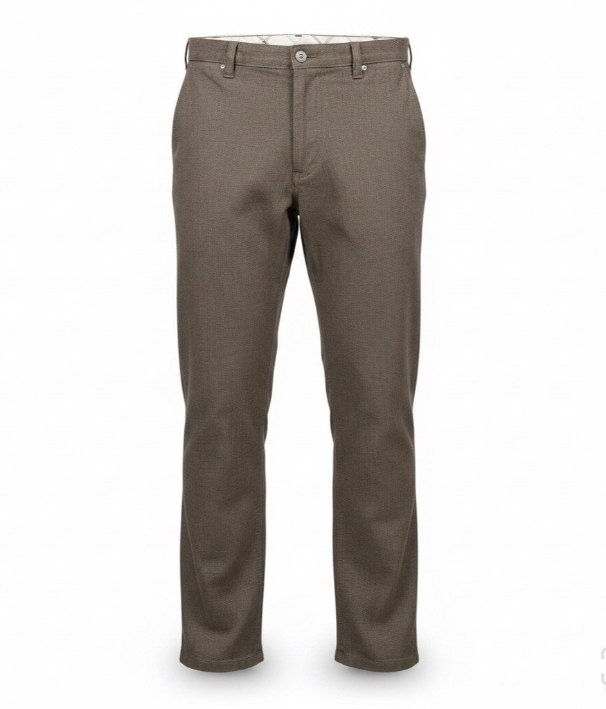 Kenneth Cole Mens Brown Casual Flat-Front Pants Durable & Stylish Size 42x29