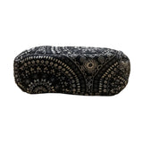 Vera Bradley Women’s Black Floral Mandala Pattern Adjustable Strap Crossbody Bag