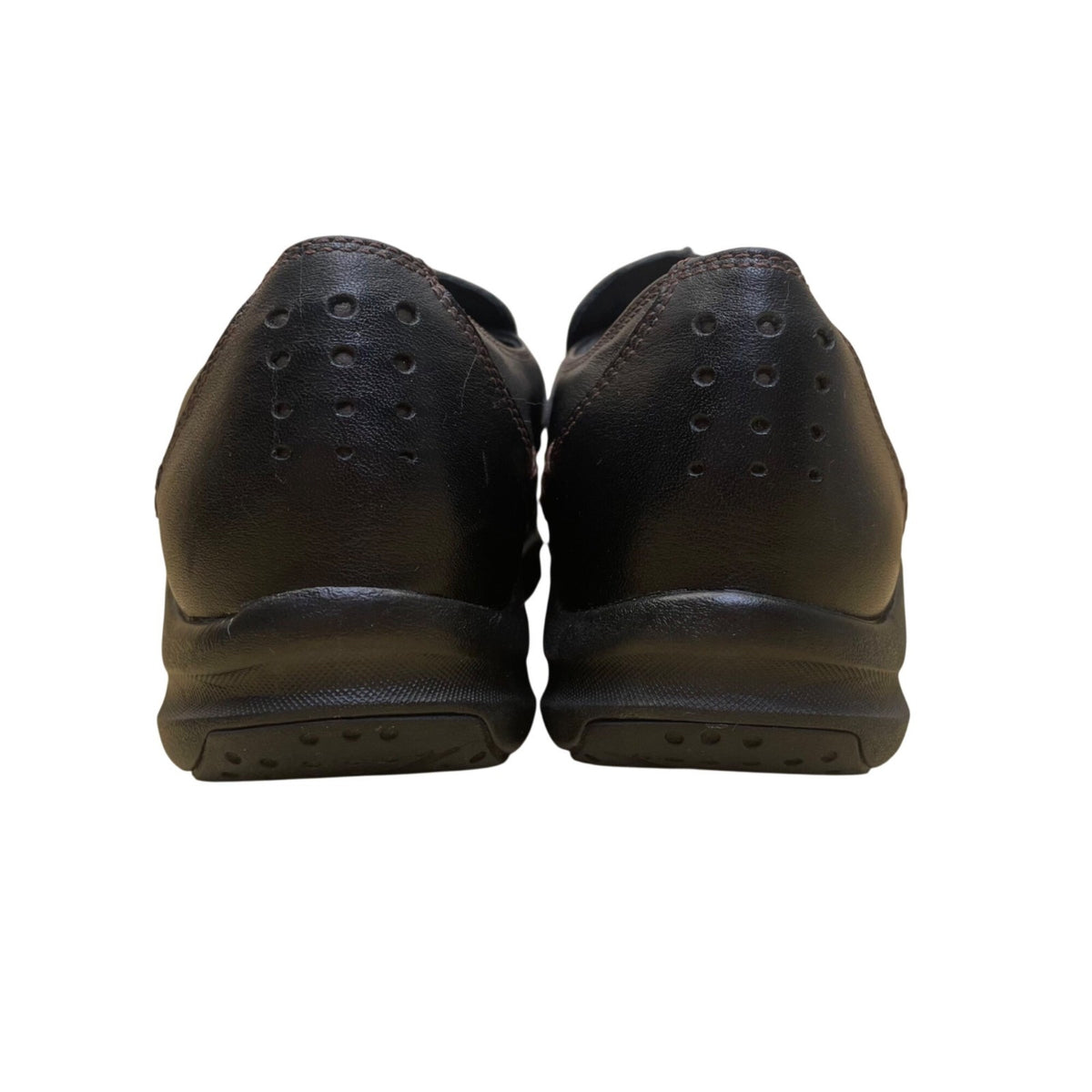 Clarks Women’s Black Leather Casual Slip-On Comfort Shoes Size 7M