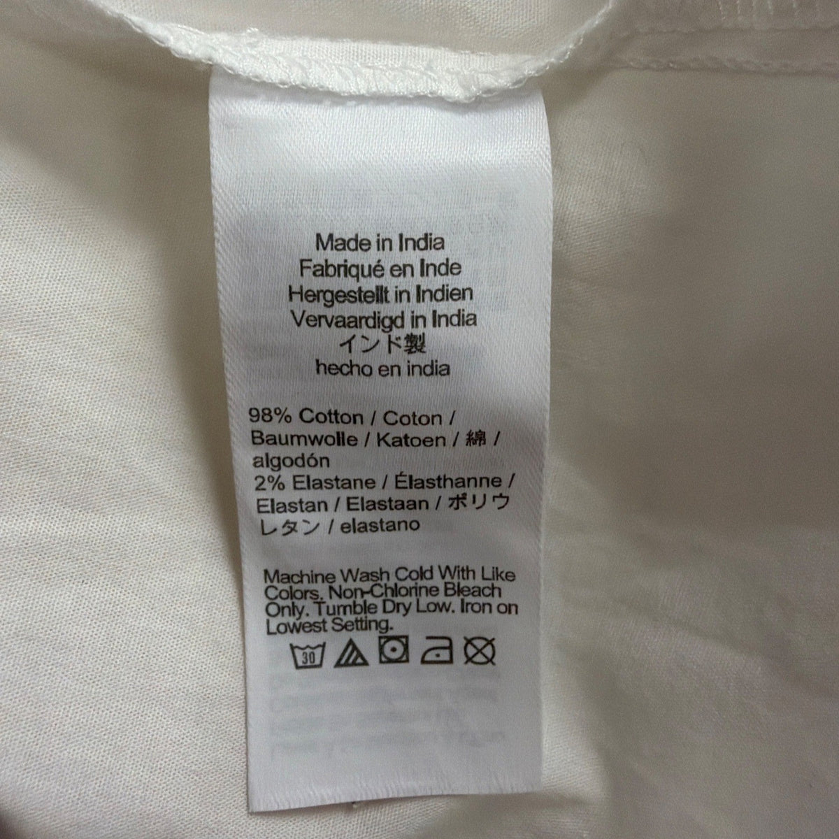 J.Crew Womens White V-Neck Puff Sleeve Top Lightweight & Stylish Sz M