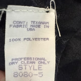 Vintage Victor Costa Black Cocktail Dress With Bow Back & Pleated Skirt Sz 6