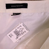 Ashley Stewart Womens White Linen & Rayon Cutwork Pencil Skirt Size 24W