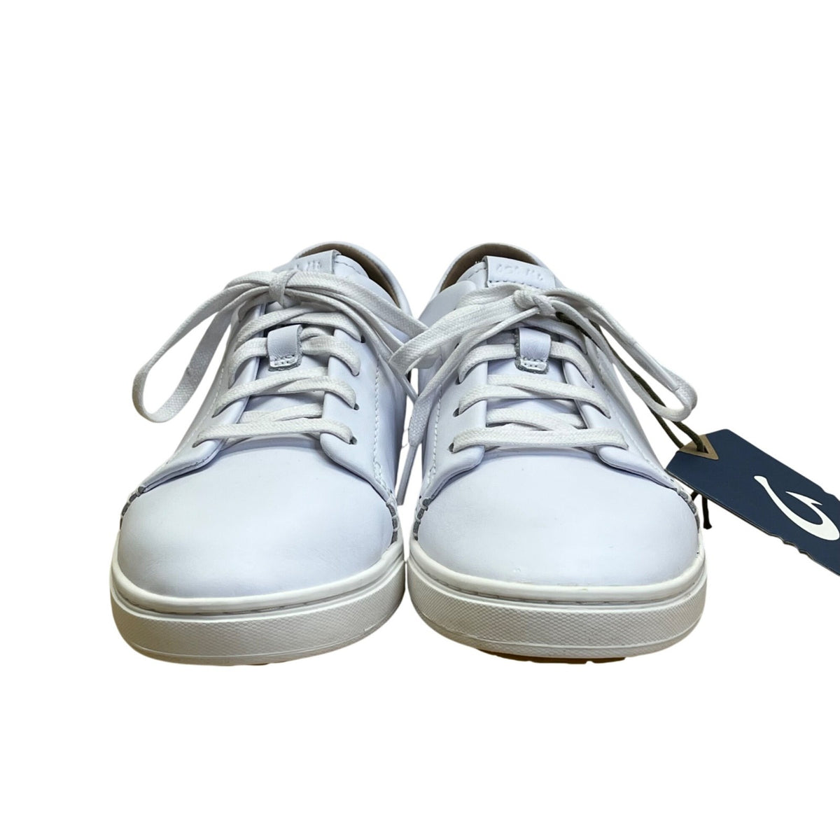 Olukai Womens White Leather Pehuea Li Zulu Premium Footwear Sneakers Size US 6W
