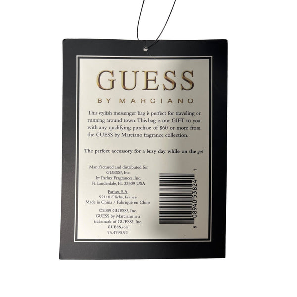 Guess By Marciano Men's Brown Messenger Travelers Bag Sz L