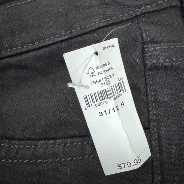 Gap Maternity Black Full Panel Relaxed Jeans Regular Stretch Sz 31/12