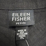 Eileen Fisher Petite Women Dark Navy Sleeveless Tunic Top Size M