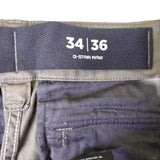 G-Star Raw Mens Olive Cargo Pants Multi-Pocket Durable Design Size 34x36