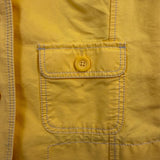 Ann Taylor Loft Womens Yellow Button Front Jacket With Pockets Size 4P
