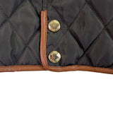 Michael Michael Kors Womens Olive Quilted Jacket Classic Design Sz L