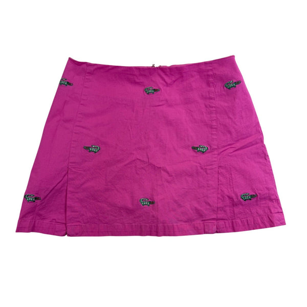 Lilypod Womens Pink Embroidered Skirt Casual Summer Wear Size 10