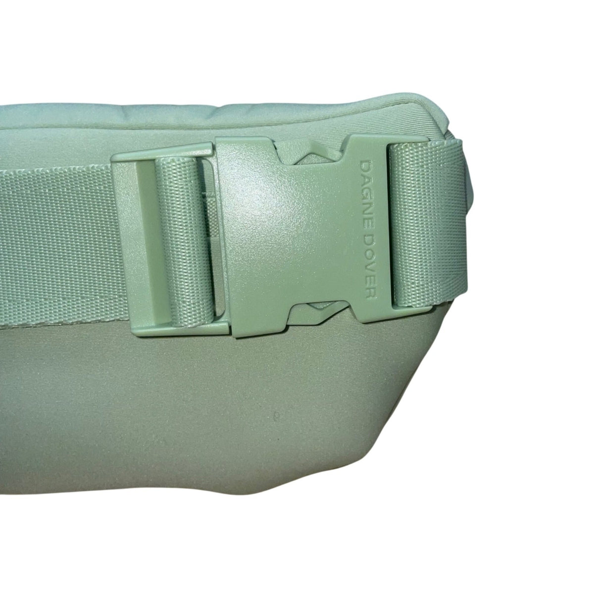 Dagne Dover Unisex Green Polyester Compact Adjustable Fanny Pack Bag