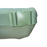 Dagne Dover Unisex Green Polyester Compact Adjustable Fanny Pack Bag