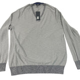 Kenneth Cole Reaction Mens V-Neck Grey Sweater Sz XL - New