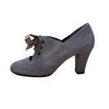 Aerosoles Women’s Taupe Suede Lace-Up Heeled Minor Role Booties Size 8M
