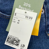 H&M Womens Cotton Stretch High-Waist Skinny Jeans Full-Length Size 10 / EUR 42