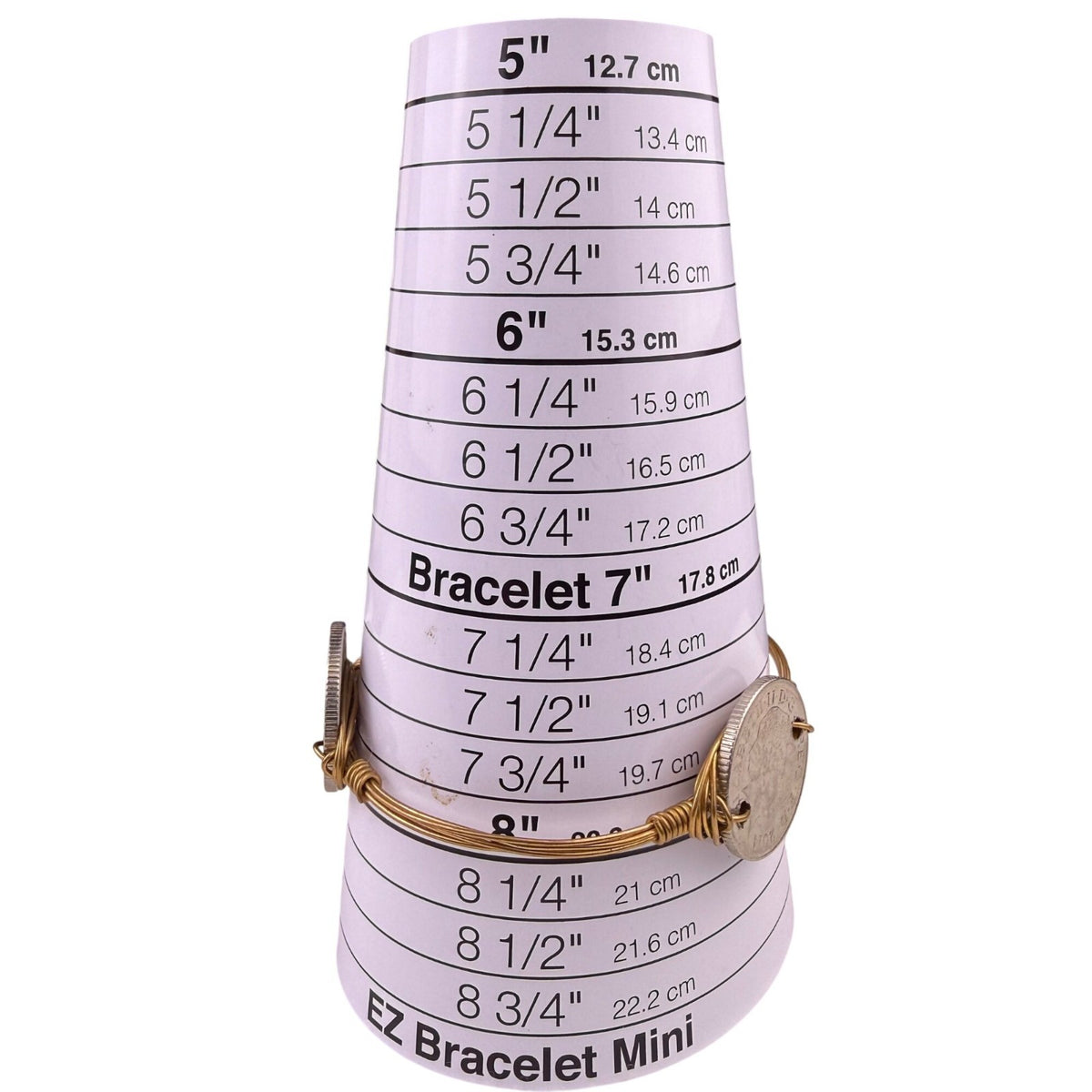 1983 Handmade Womens Silver & Gold-Tone Coin Bracelet Adjustable UK 10p Coins