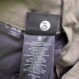 G-Star Raw Mens Olive Cargo Pants Multi-Pocket Durable Design Size 34x36