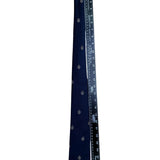 Johnsons Inc Mens Navy Polyester Embroidered Neck Tie Crest Pattern