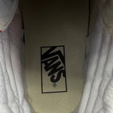 Vans Red Suede & Canvas High-Top Padded Collar Sk8-Hi Sneakers Size W9/M7.5