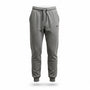 Nike Mens Grey Cotton Joggers With Black Logo & Elastic Cuffs Comfortable Fit