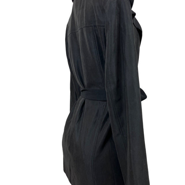 Giorgio Women's Black Button Up Jacket Coat Sz S