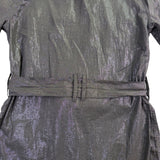 Polo Ralph Lauren Womens Black Shirt Dress With Pockets Belted Size M