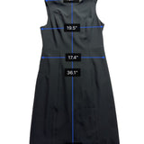 Banana Republic Womens Black Polyester-Blend Sleeveless Sheath Dress Size 12