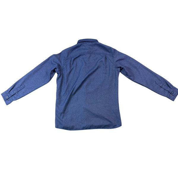 The North Face Mens Blue Button-Up Long Sleeve Shirt Size M