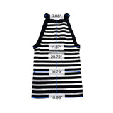 Zara Womens Black & White Striped Sleeveless Halter Tank Top Size S