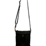 Coach Women’s Black Fabric & Leather Monogram Adjustable Strap Crossbody Bag
