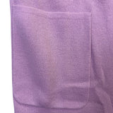 J.Crew Womens Purple Textured Long-Sleeve Lengthy Cardigan With Pockets Size XS