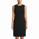 Banana Republic Womens Black Polyester-Blend Sleeveless Sheath Dress Size 12