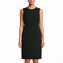 Banana Republic Womens Black Polyester-Blend Sleeveless Sheath Dress Size 12