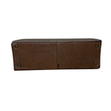 Vintage Bellestone Women’s Brown Croc Embossed Leather W Accessories Satchel Bag