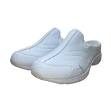 Easy Spirit Women’s White Leather Tourguide Slip-On Mules Shoes Size 11M