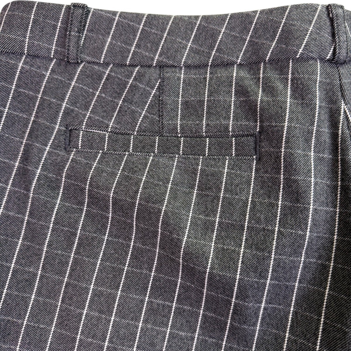 Banana Republic Womens Black Gray Dress Pants Windowpane Print Size 10