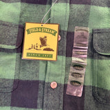 Field & Stream Mens Green Plaid Cotton Button-Up Long-Sleeve Shirt Size XXL