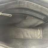 Lgin Women's Black Leather Crossbody Messenger Bag Sz M