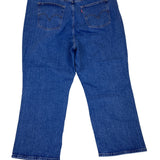 Levis Women Blue Ribcage Straight Ankle Jeans Super High Rise Sz 22W - New