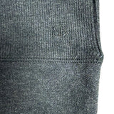Banana Republic Mens Charcoal Quarter-Zip Pullover Sweater Stylish & Modern Sz L