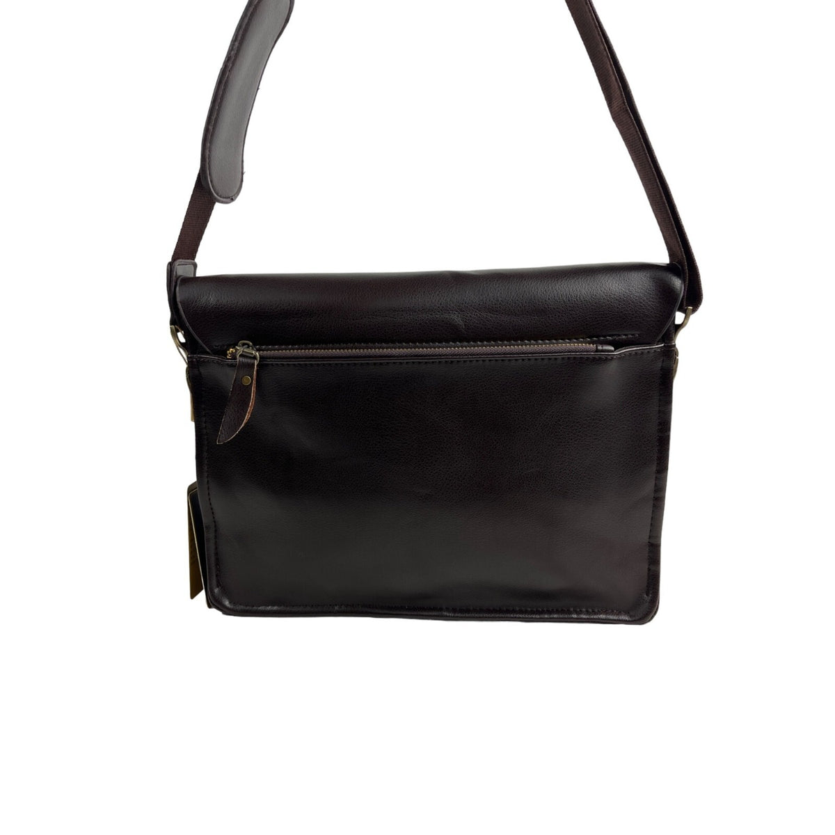 Peigrid Women's Brown Leather Crossbody Travel Bag Sz M - NWT