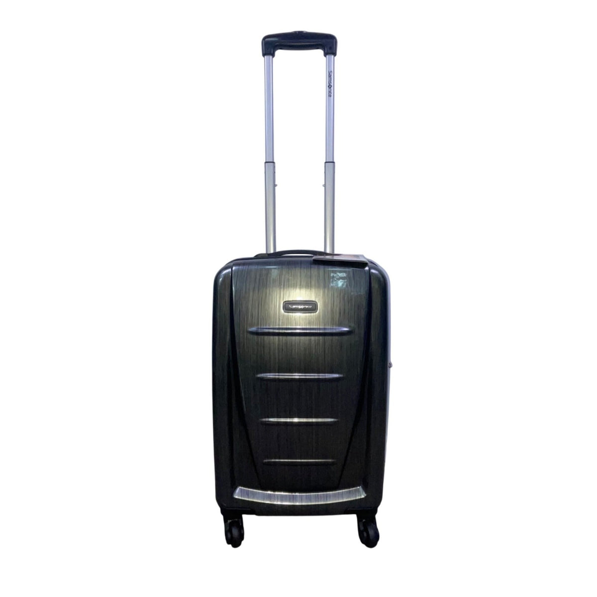 Samsonite Charcoal Hardshell TSA Lock Telescopic Handle Spinner Travel Luggage