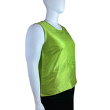 Caroline Rose Green Women’s Silk Tank Top & Jacket Two-Piece Outfit Sz 1X