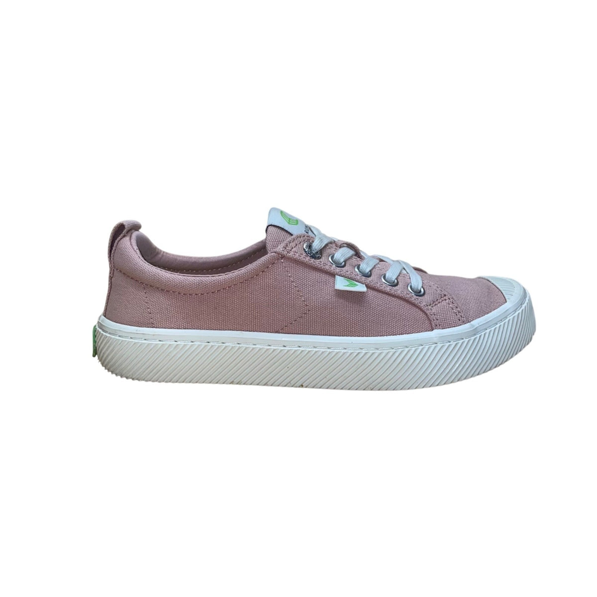Cariuma Women’s Pink Canvas Low-Top Sneakers Ethically Lace-Up Casual Shoes Sz 6