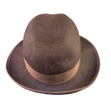 BCBGMaxAzria Womens Brown Wool Fedora Hat Medium Stylish Wide Brim Design 57CM