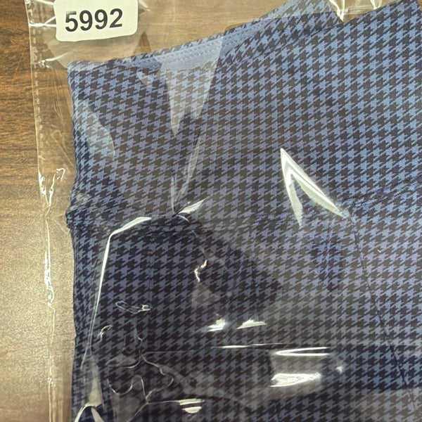 Offline By Aerie Womens Blue Polyester Elastane Houndstooth Skirt Stretchy Sz S