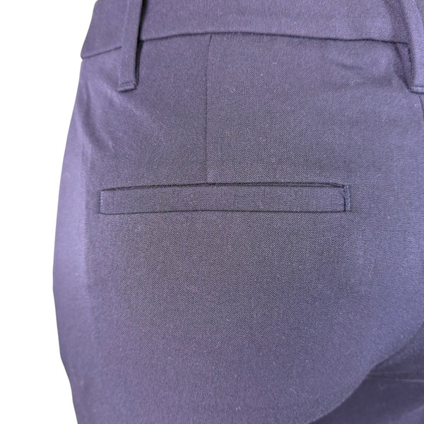 Banana Republic Womens Navy High-Rise Wide-Leg Cropped Pants Size 6L