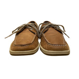 Sperry Men’s Brown Leather Mesh Panels Top-Sider Size 10M