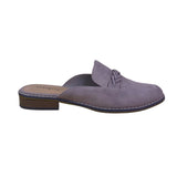 Indigo rd. Women’s Taupe Woven Detail Slip-On IRHarsen-M Mule Loafers Size 7.5M