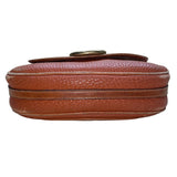 Vintage Dooney & Bourke Women’s Brown Pebbled Leather Adjustable Crossbody Bag